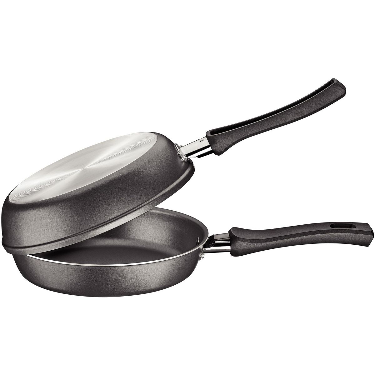 TRAMONTINA - Sartén Tortillero Antiadherente 20 cm Aluminio Negro