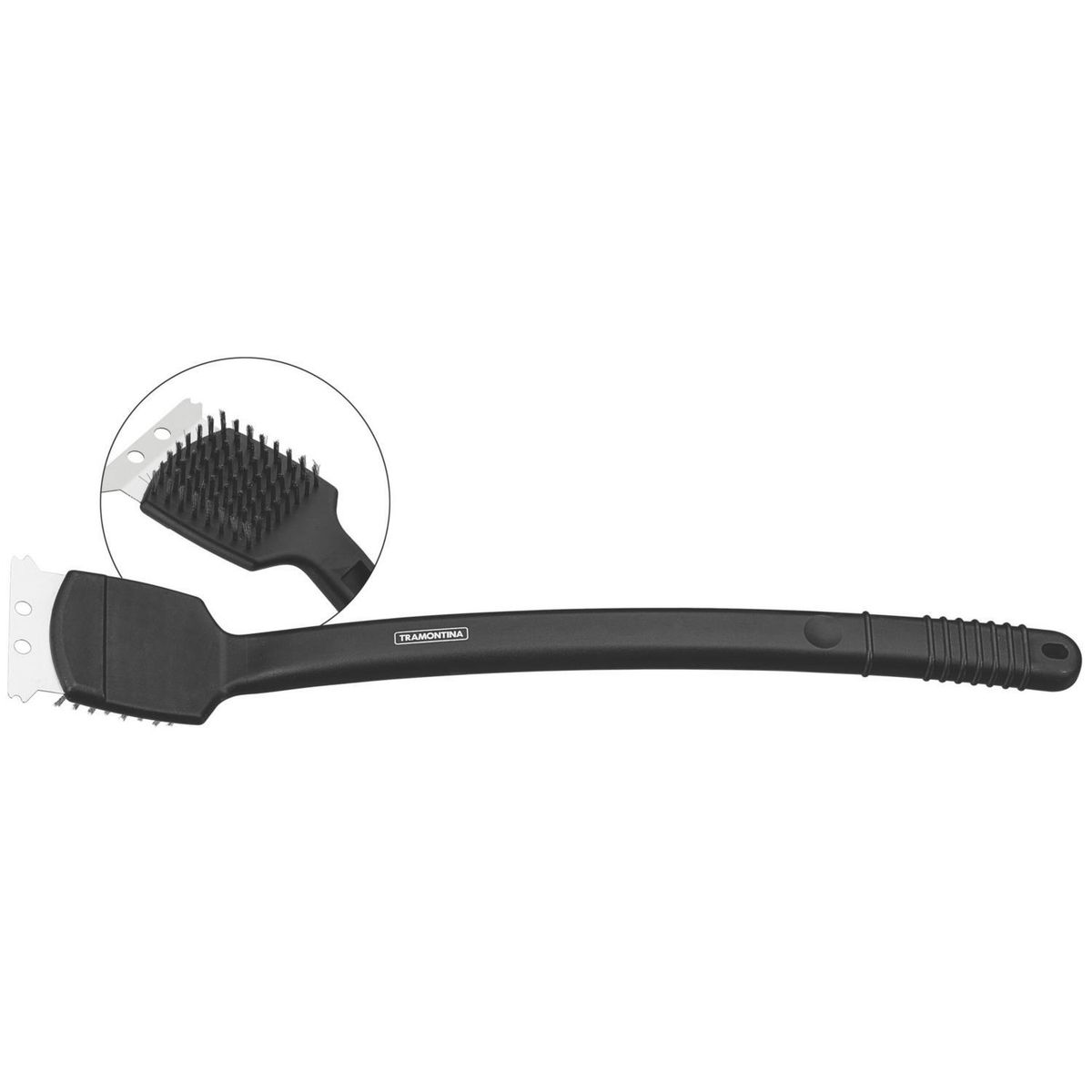 TRAMONTINA - Cepillo Tramontina Inoxidable Para Parrilla Asados Churrasco