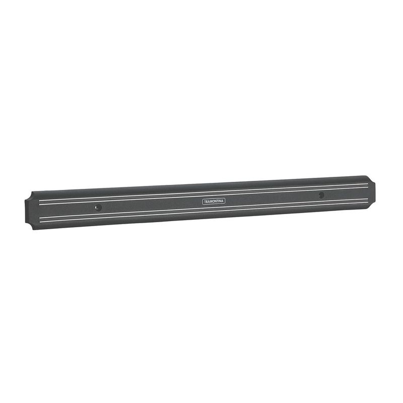 TRAMONTINA - Barra magnética para cuchillos 55 cm acero inoxidable negro