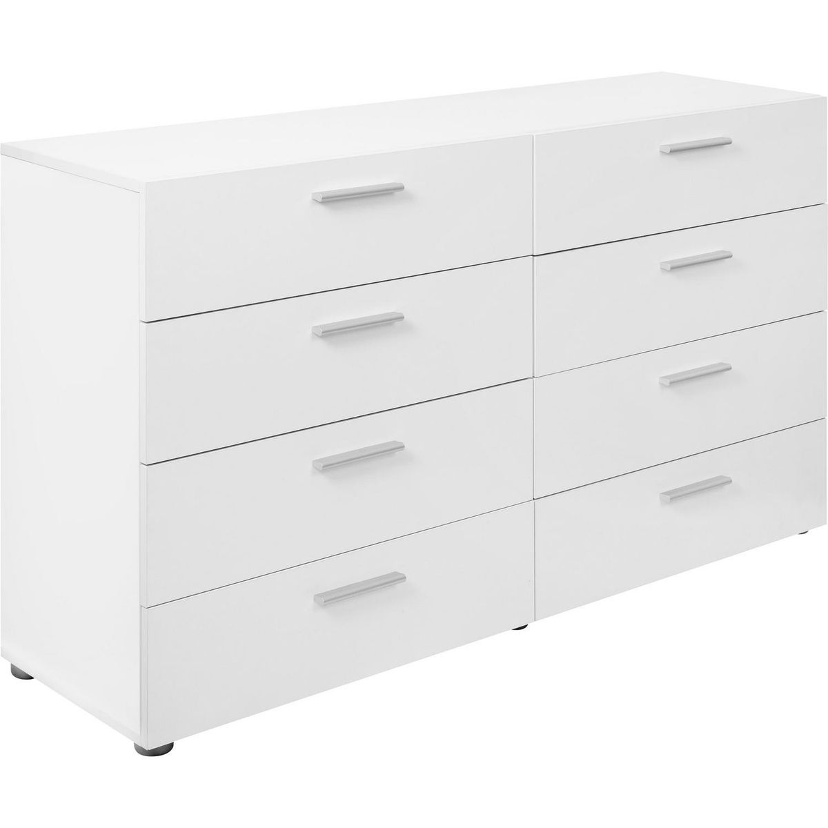 TVILUM - Cómoda 8 Cajón(es) Pepe 140x82x40 cm Blanco