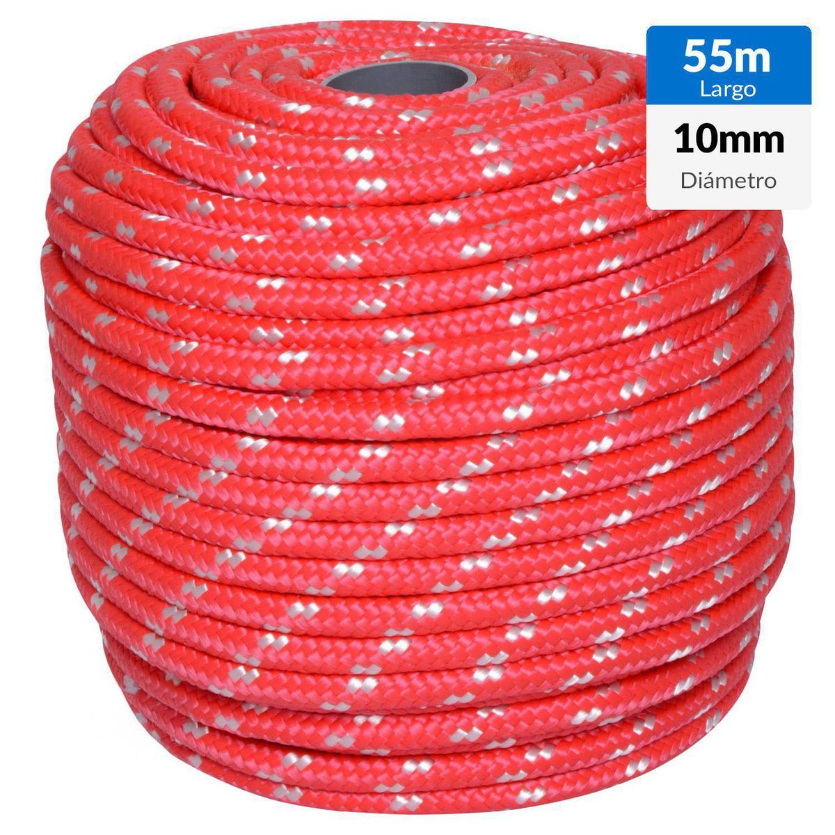 FIXSER - Cuerda Polipropileno Trenzado 10 mm 55 m Beige