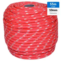 FIXSER - Cuerda de polipropileno trenzado 10 mm x 55 m