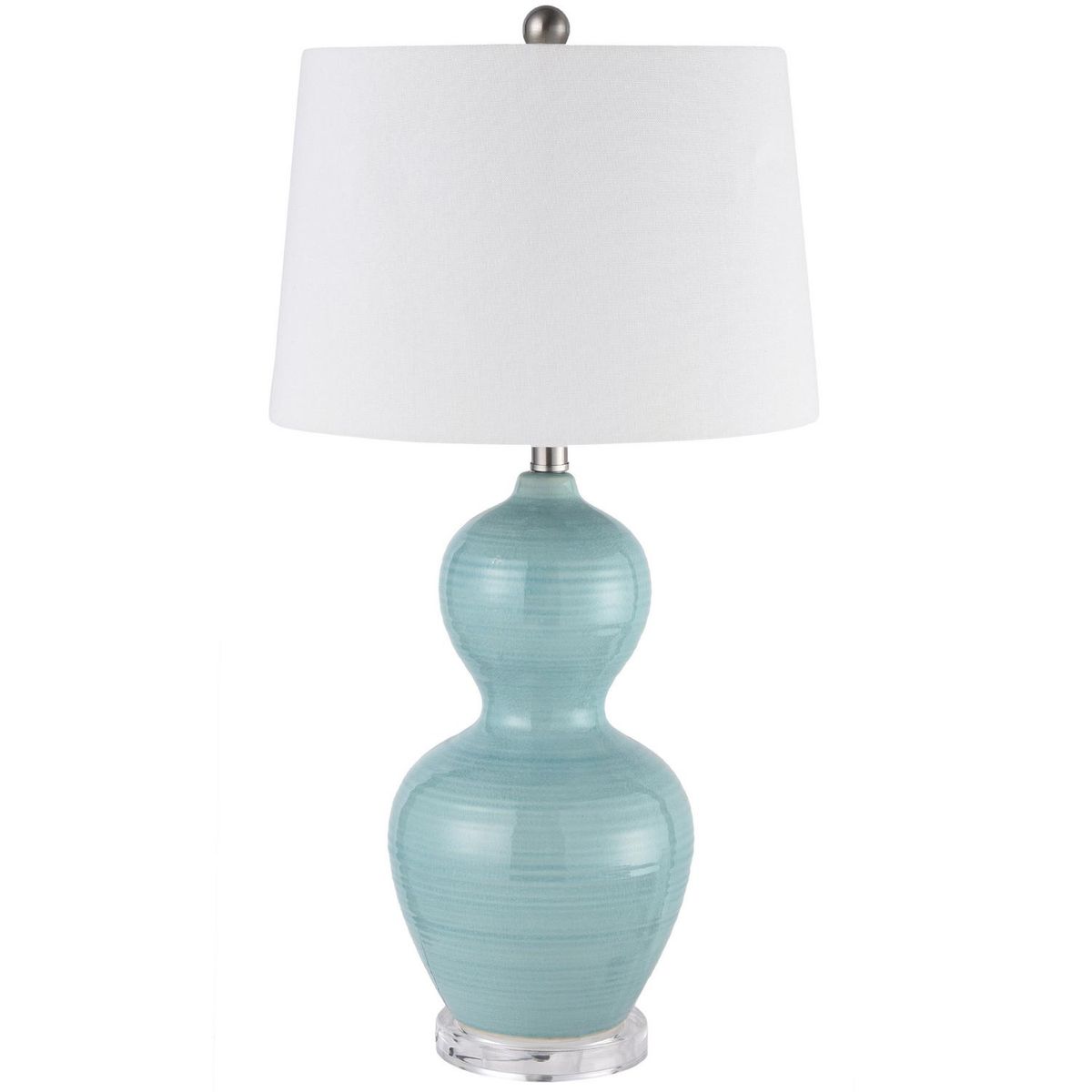 TEMPORA - Lámpara Mesa TL-69005 Azul 38x74 cm