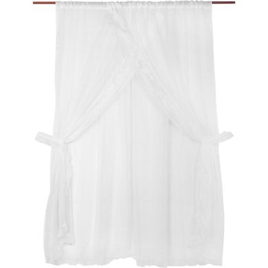Set de Velos Romntico 140x220 cm 3 paos blanco