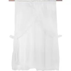 DORAL - Set de Velos Romántico 140x220 cm 3 paños blanco
