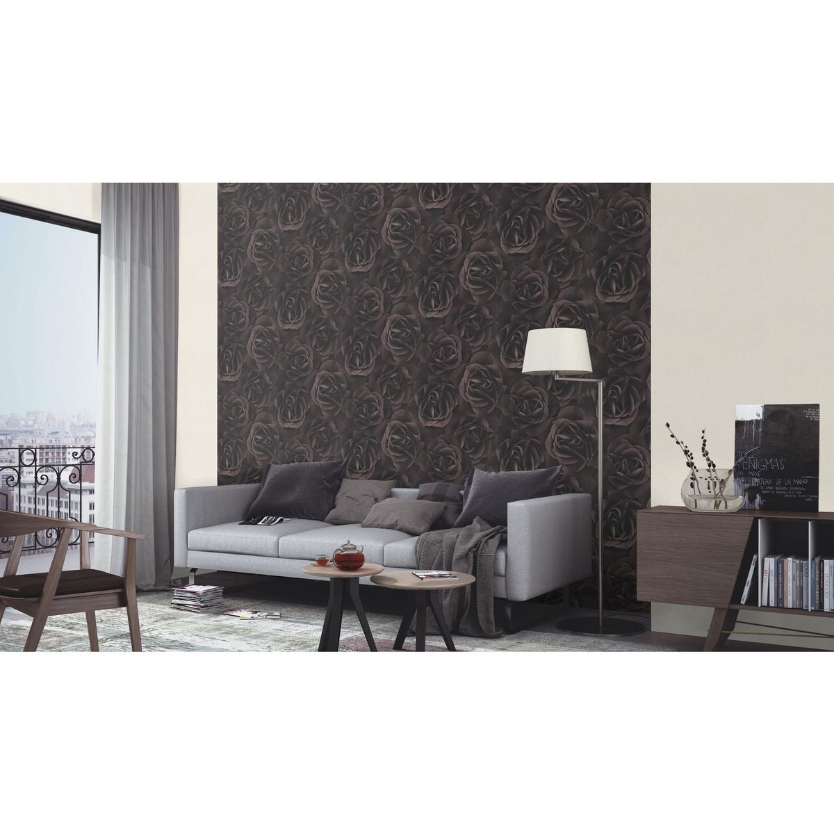 RASCH - Papel Mural Crispy Paper 525618 5 m2