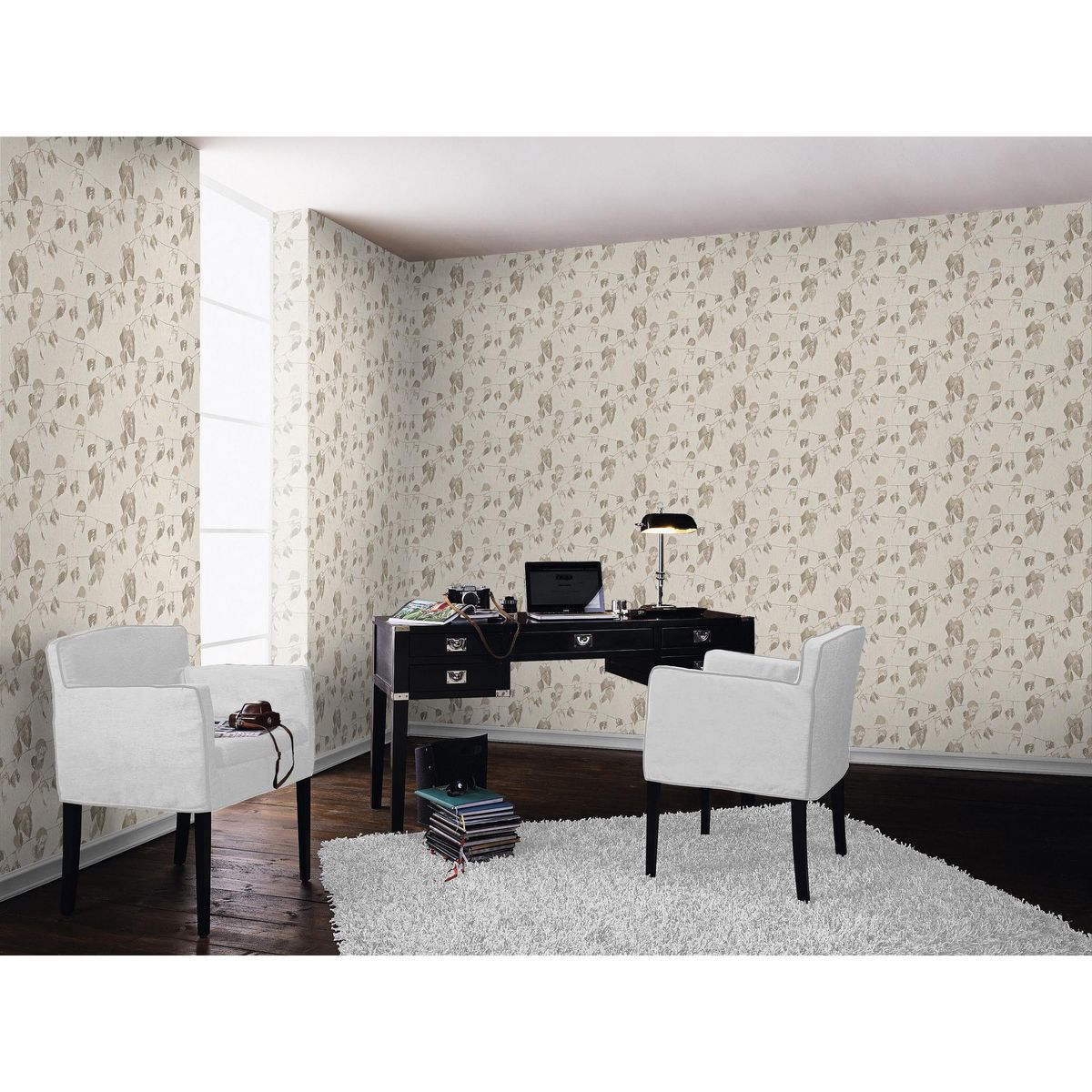 RASCH - Papel Mural Crispy Paper 573817 5 m2