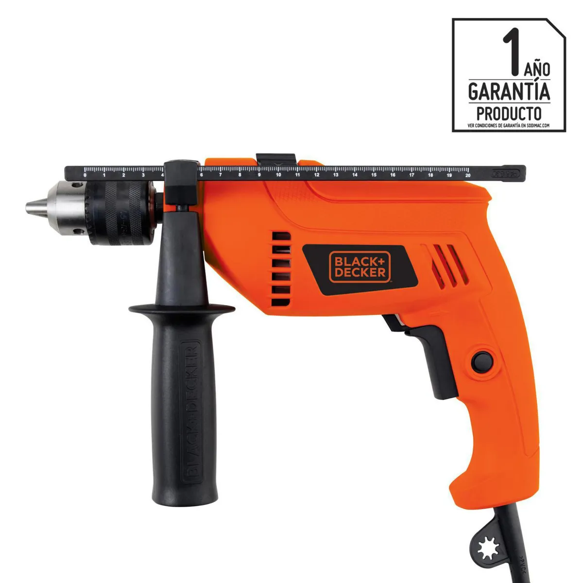 BLACK+DECKER - Taladro Percutor Eléctrico 13 mm 550 W 220 V