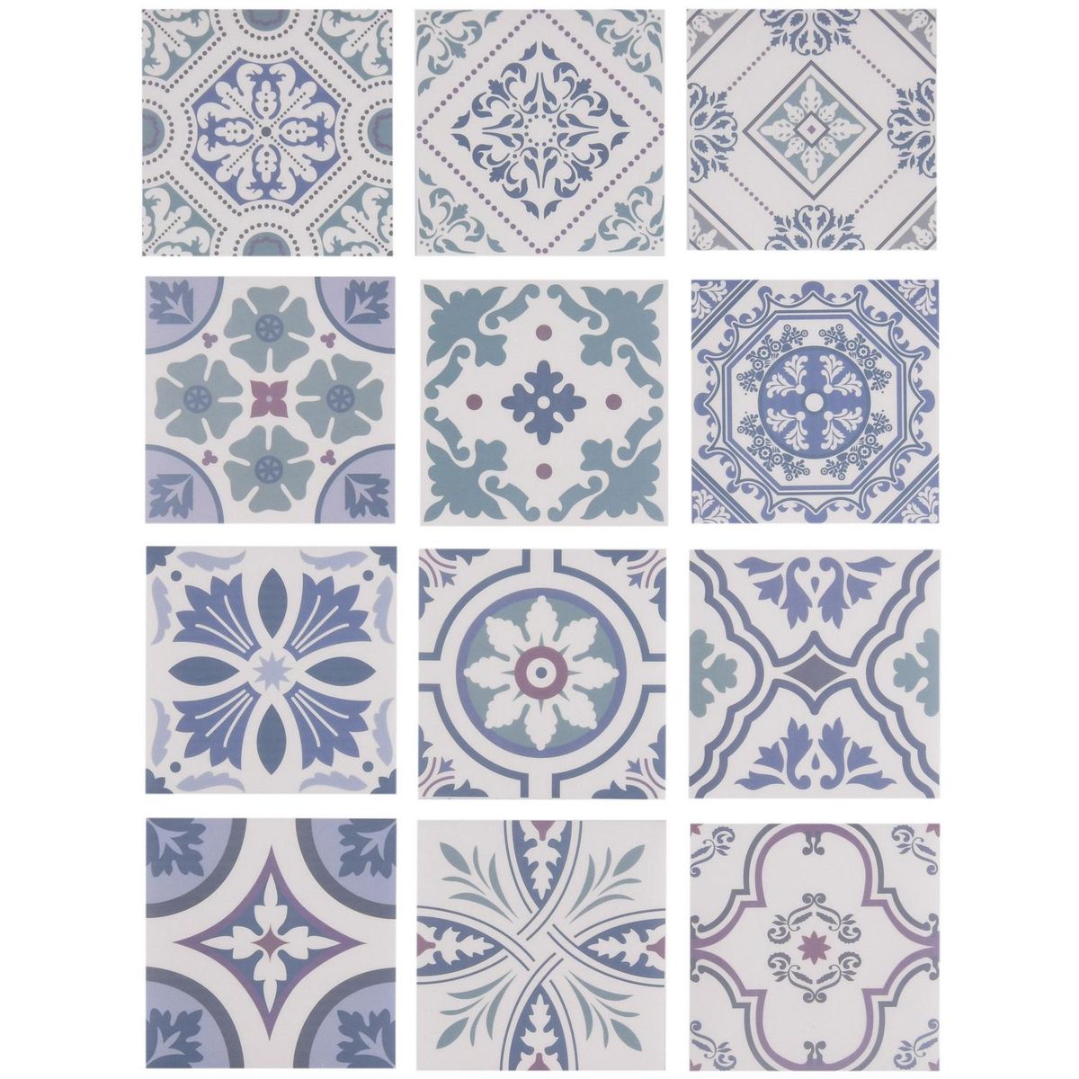 VALDECO - Sticker decorativo Lisboa 15x15 cm 12 unidades