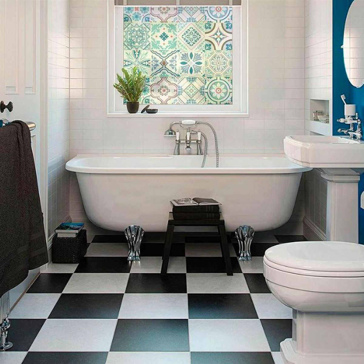 VALDECO - Sticker decorativo Lisboa 15x15 cm 12 unidades