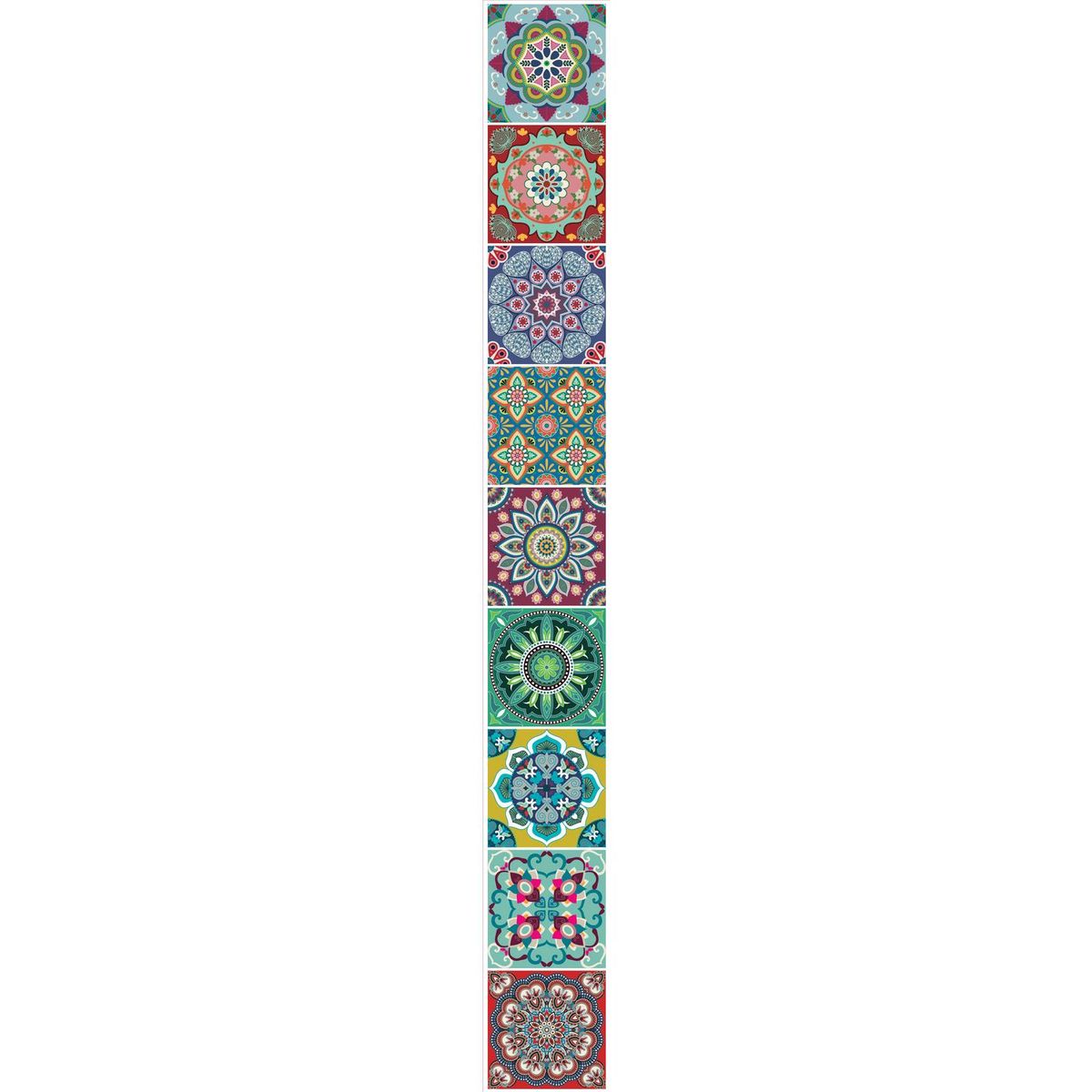 VALDECO - Sticker decorativo India 5,5x46 cm 6 unidades