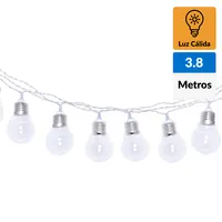 Guirnalda eléctrica ampolletas 20 luces led