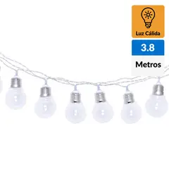 JUST HOME COLLECTION - Guirnalda eléctrica ampolletas 20 luces led