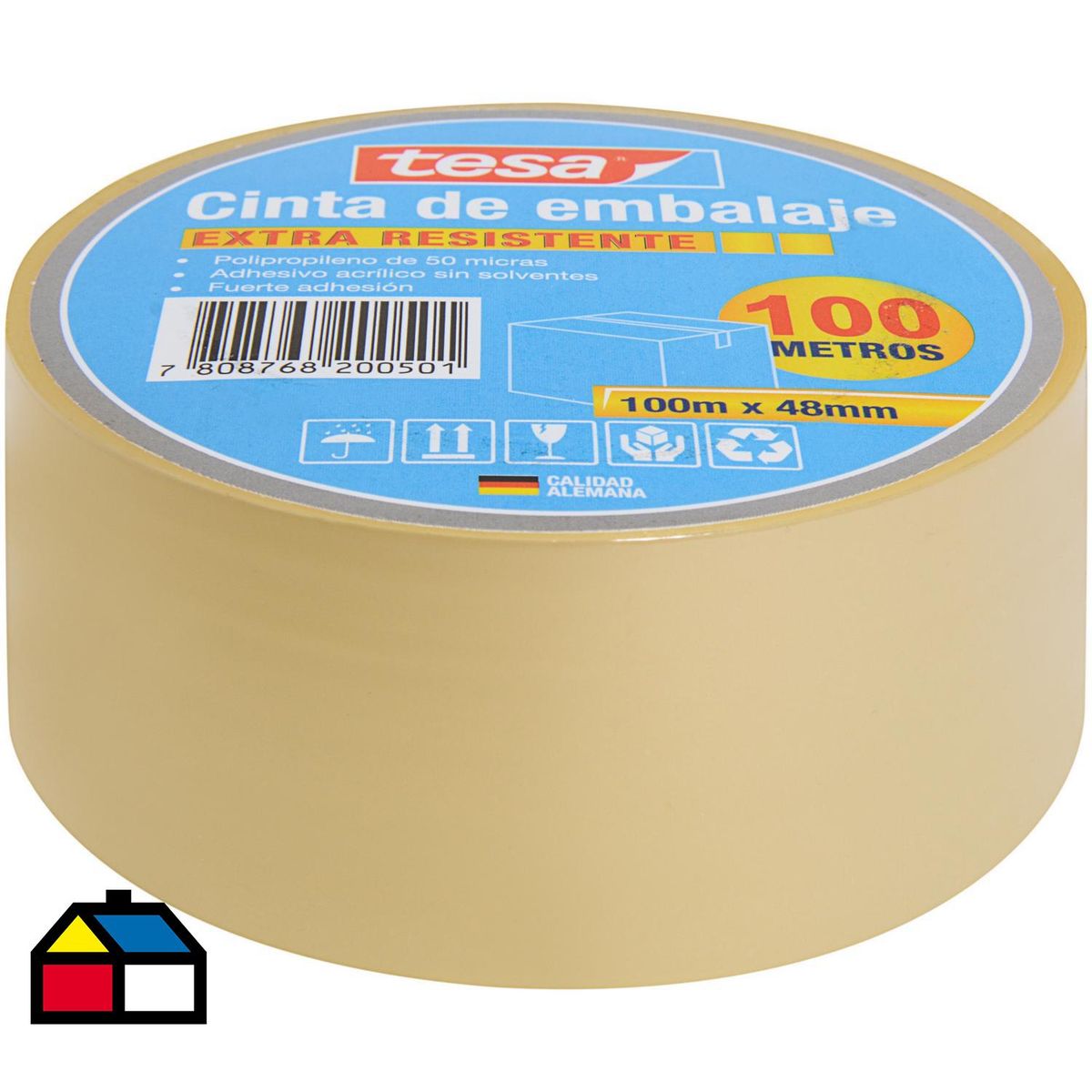 TESA - Cinta adhesiva para embalaje 48 mm 200 m