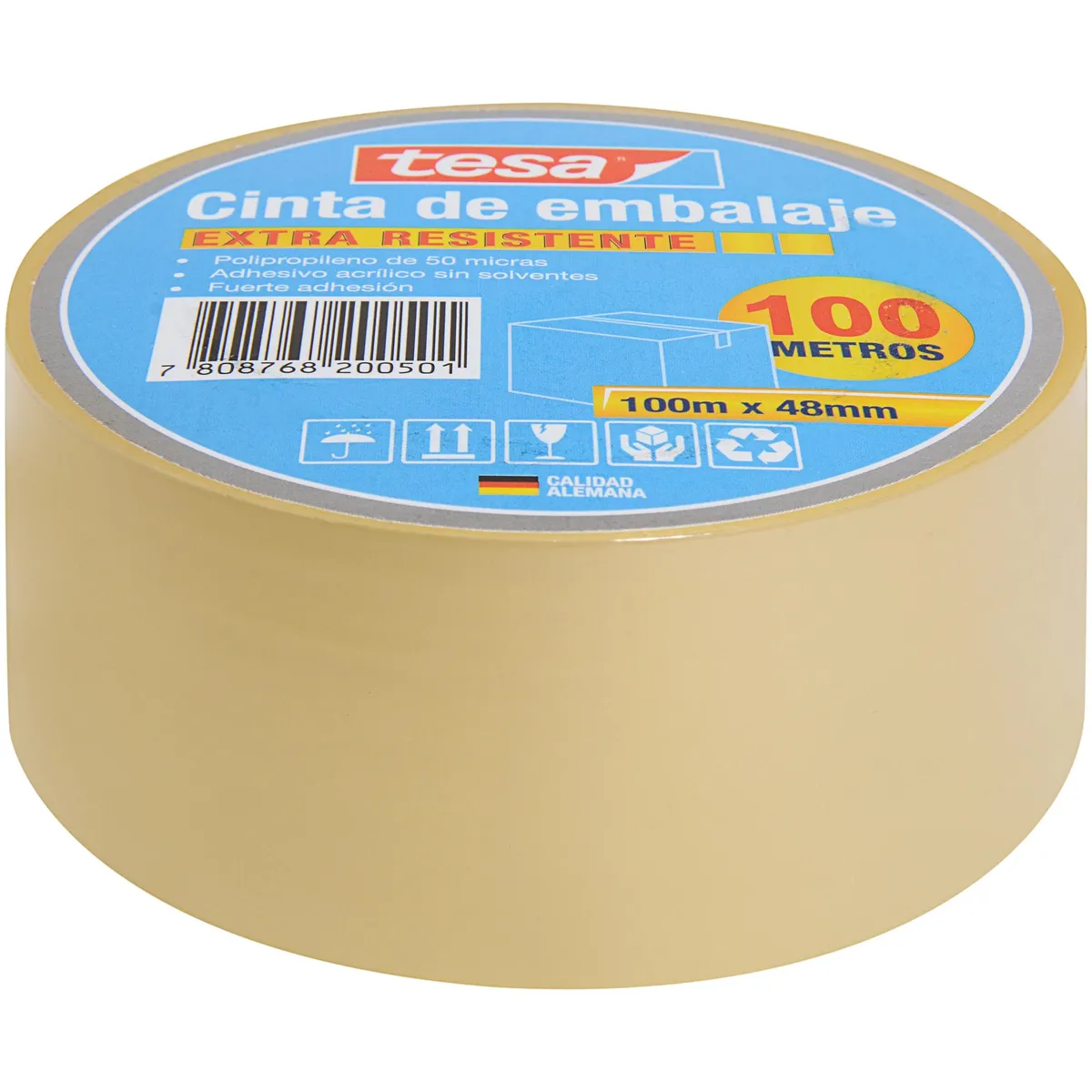 TESA - Cinta adhesiva para embalaje 48 mm 200 m