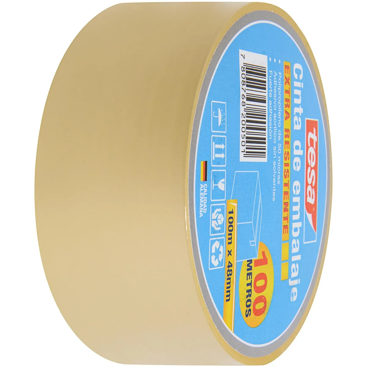 TESA - Cinta adhesiva para embalaje 48 mm 200 m