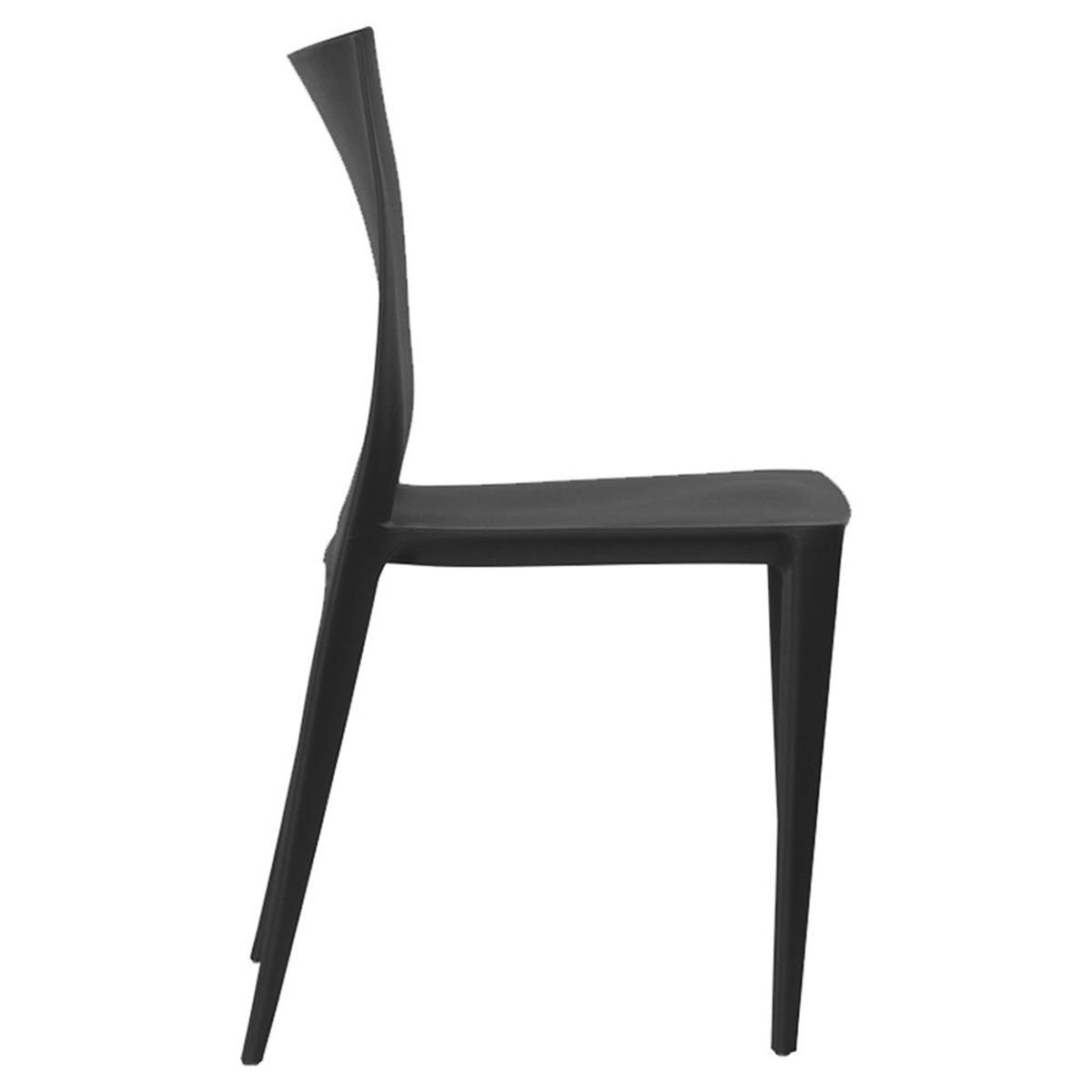 CONTATTO - Silla Pismo Negro 86x45x41 cm