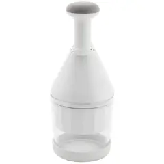 LEIFHEIT - Picador manual con recipiente blanco