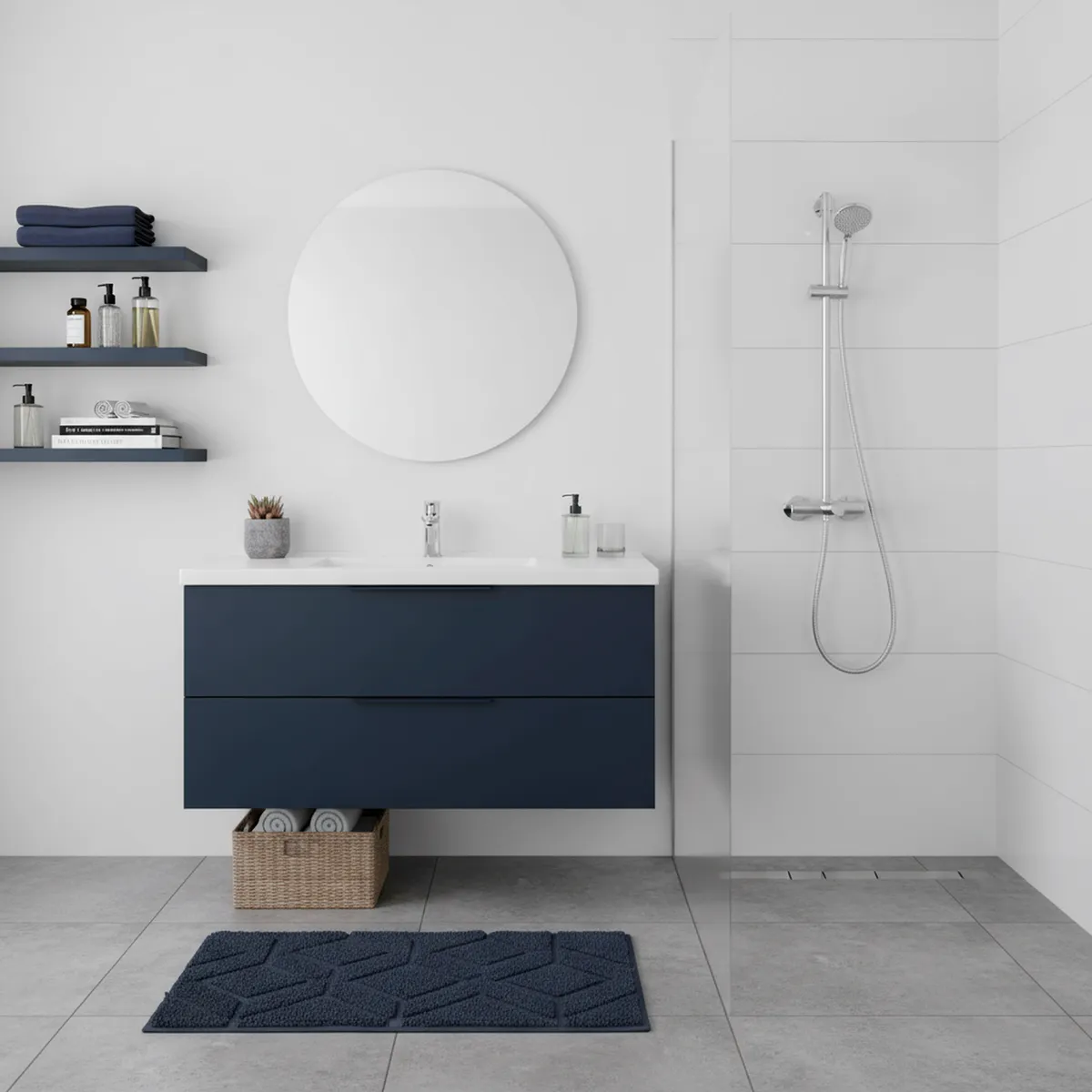 SENSI DACQUA - Juego de ducha anticalcáreo con flexible 1,5mt