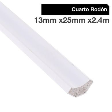 Moldura blanca MC7 13X25X240 cm