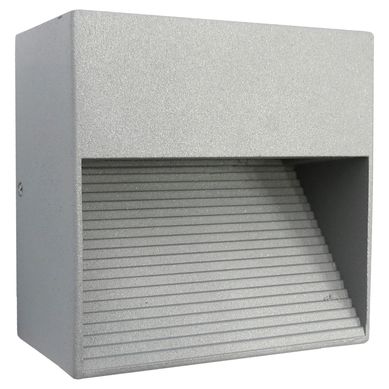 Apliqu exterior led IP54 aluminio gris