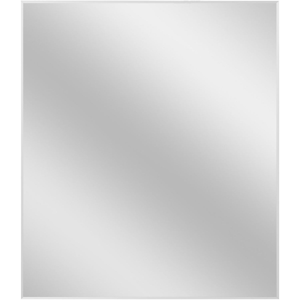 KLIPEN - Espejo con Bisel Baño Forma Rectangular 120x100 cm Blanco 