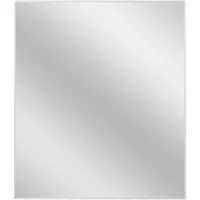 Espejo con Bisel Pared Forma Rectangular 120x100 cm Blanco