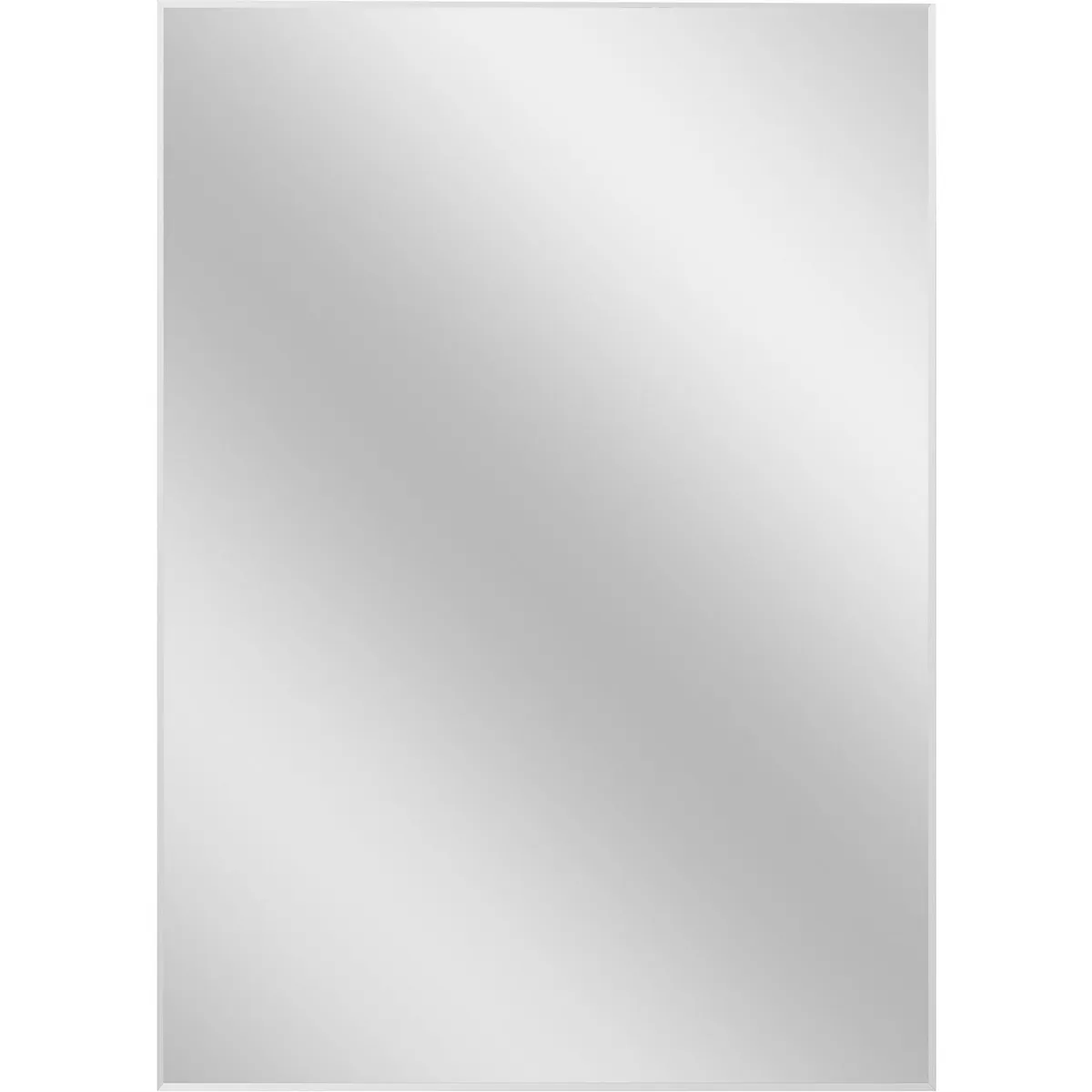 KLIPEN - Espejo con Bisel Baño Forma Rectangular 70x100 cm Blanco Cherry