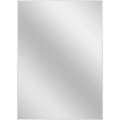 KLIPEN - Espejo con Bisel Baño Forma Rectangular 70x100 cm Blanco Cherry