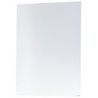 Espejo con Bisel Pared Forma Rectangular 80x100 cm Gris Cherry