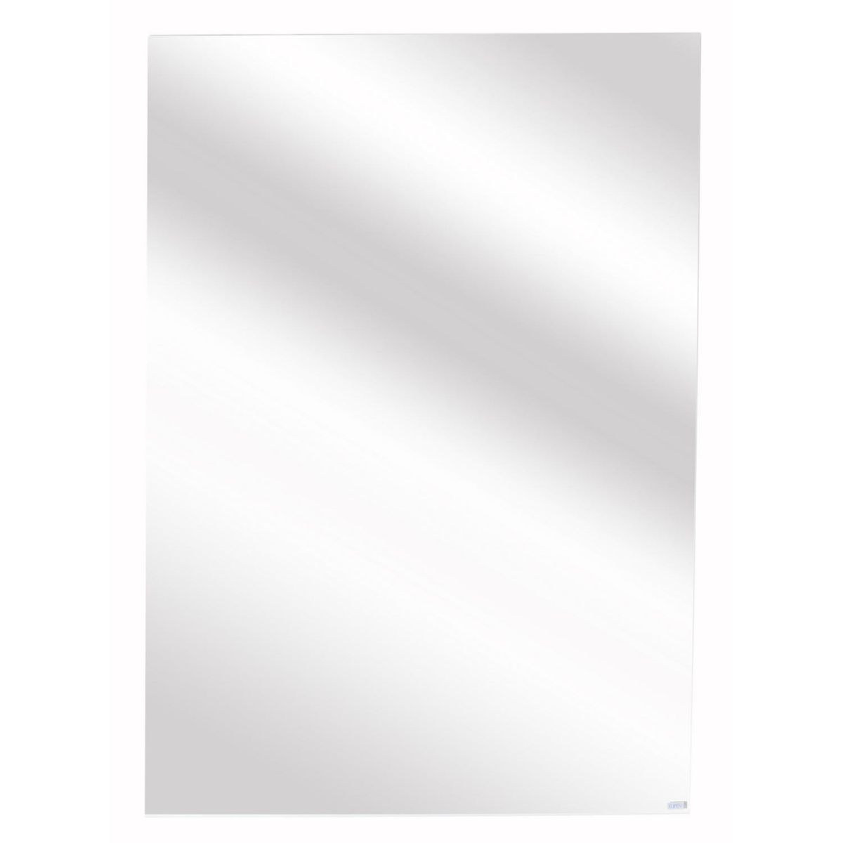 KLIPEN - Espejo con Bisel Baño Forma Rectangular 90x100 cm Gris Cherry