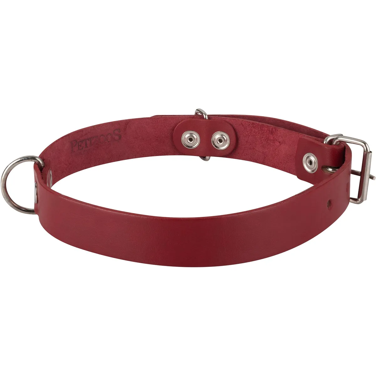 PETIZOOS - Collar para perro 75x3 cm de suela rojo