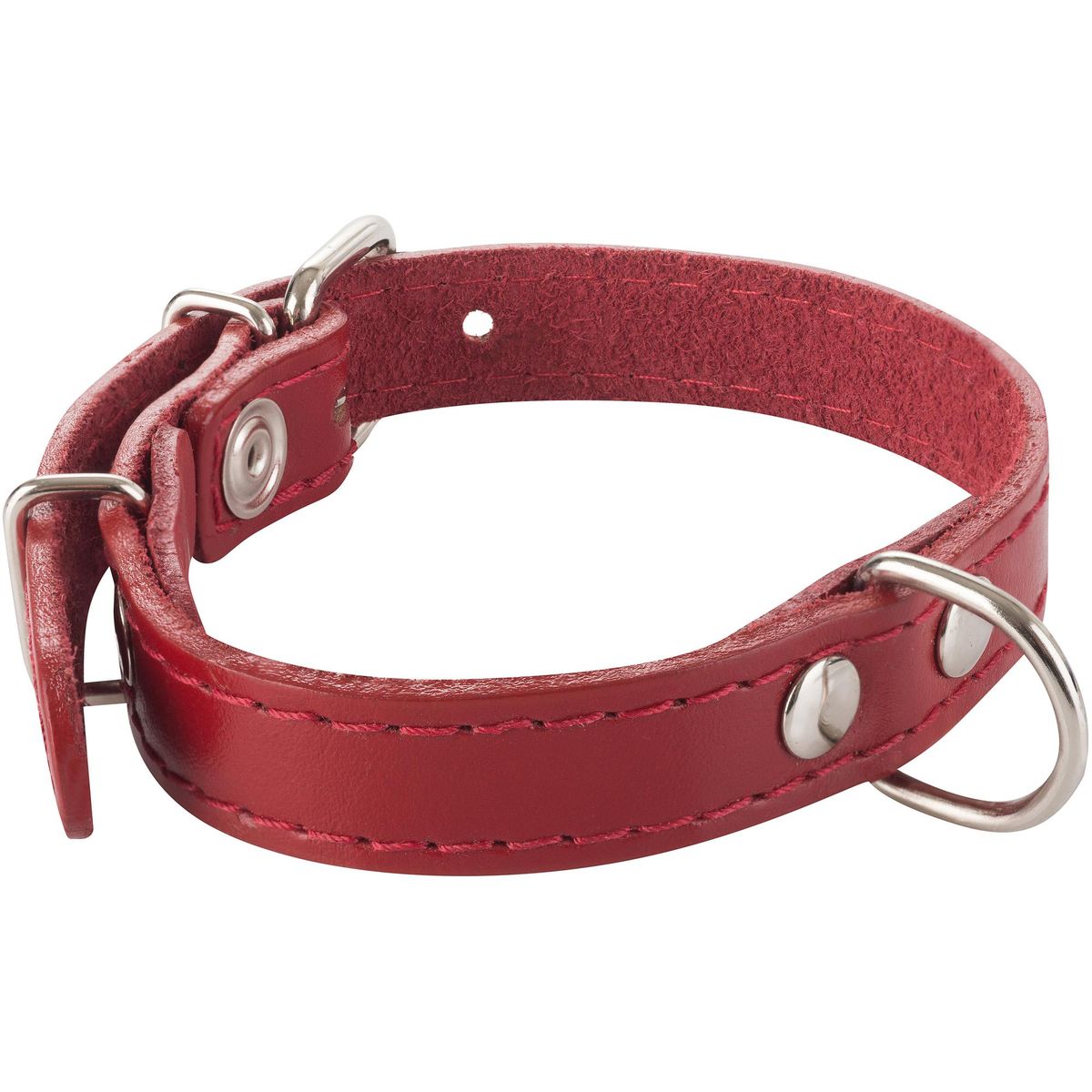 PETIZOOS - Collar para perro 40x2 cm de suela rojo