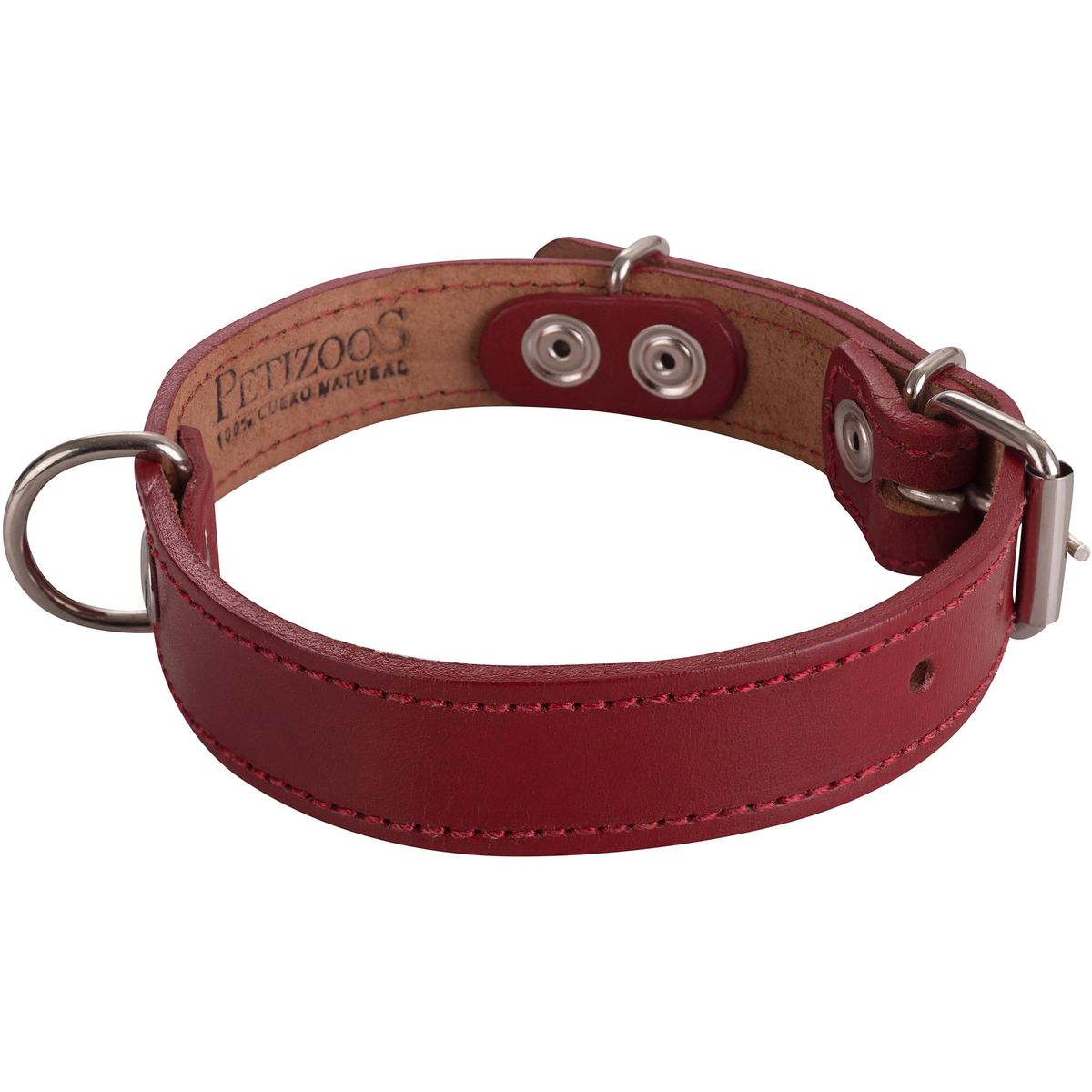 PETIZOOS - Collar para perro 50x2,5 cm de suela rojo