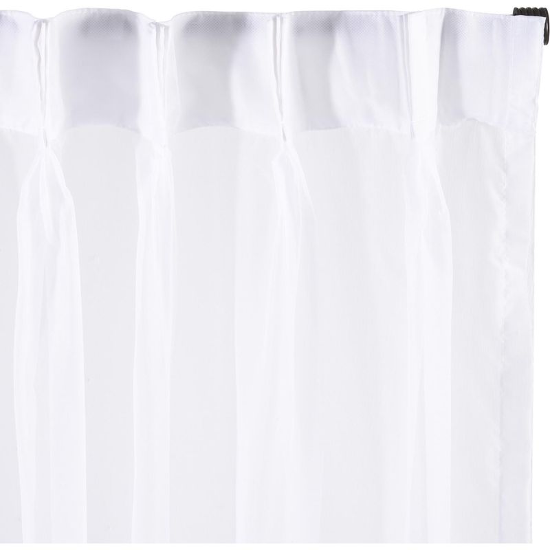 JUST HOME COLLECTION - Velo pinzas140x220 cm blanco