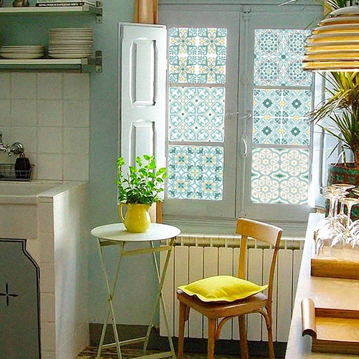 VALDECO - Set de azulejos adhesivos 15x15 cm 12 unidades