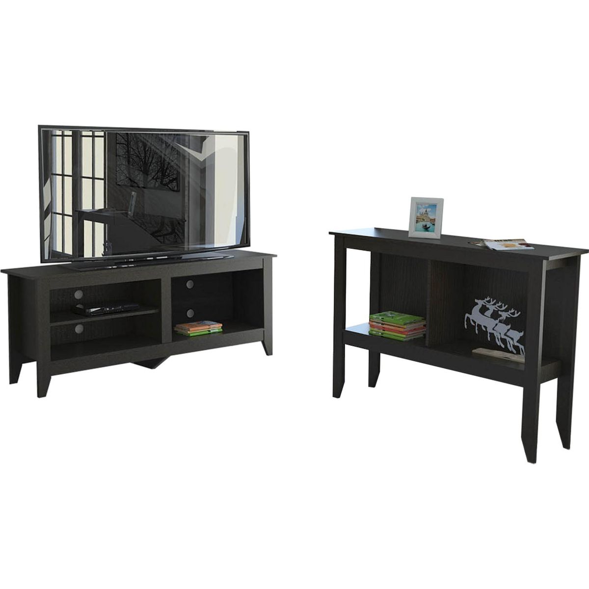 TUHOME - Rack+arrimo essential wengue