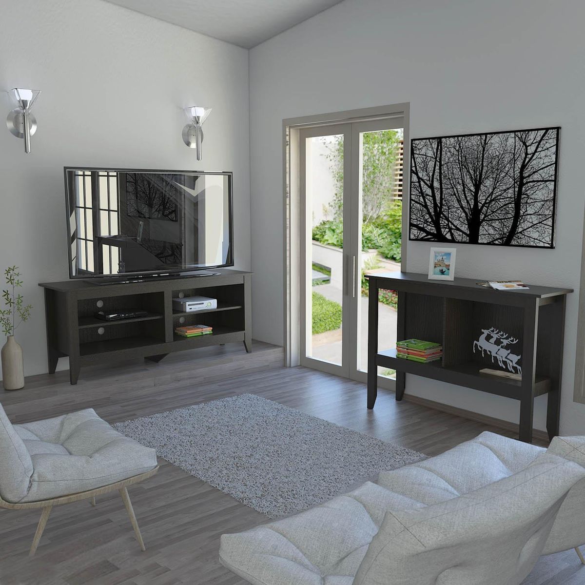 TUHOME - Rack+arrimo essential wengue