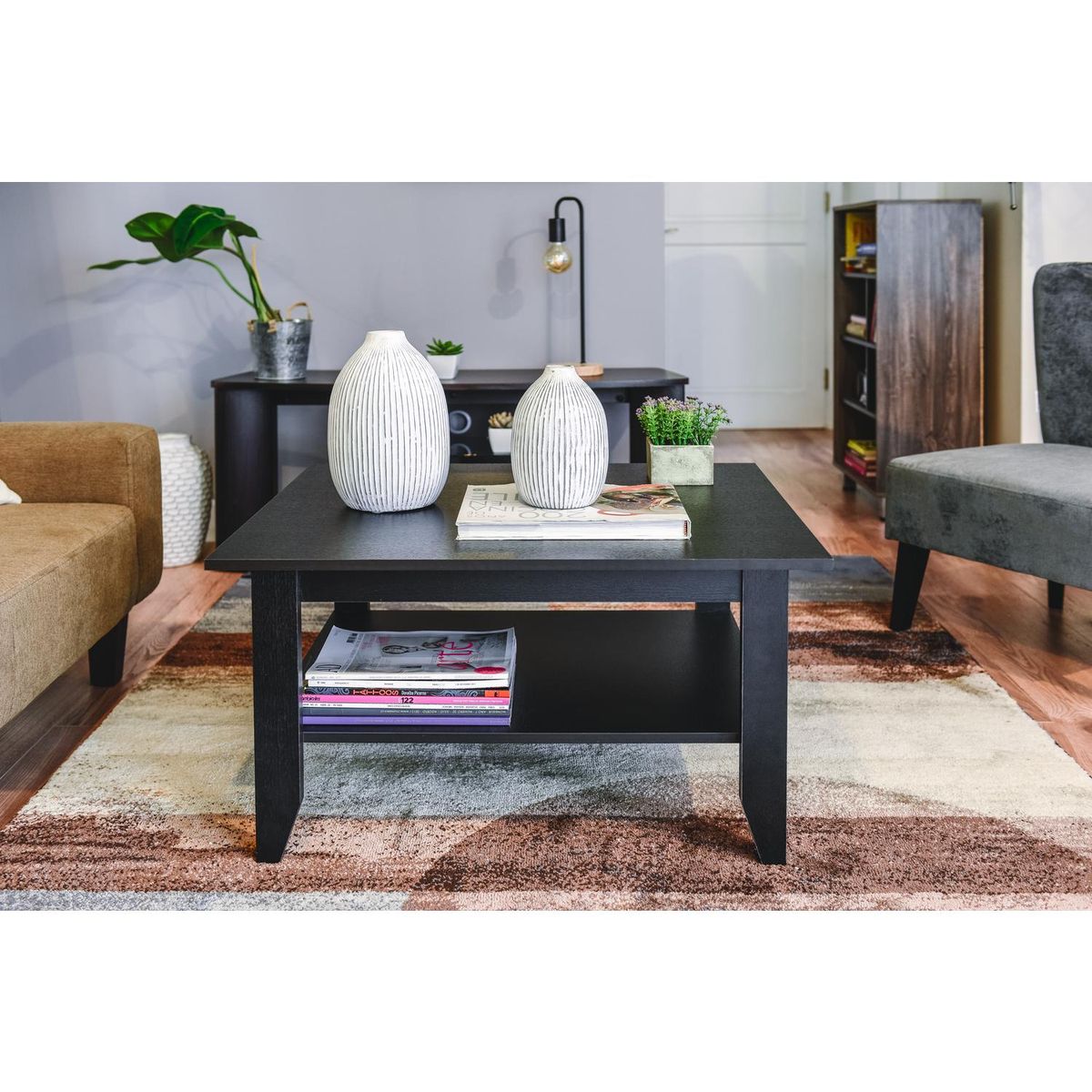 TUHOME - Mesa de centro essential wengue