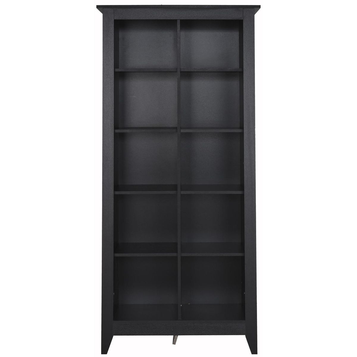 TUHOME - Librero Essential Plástico 5 Nivel(es) 87x180x41 cm Wengué