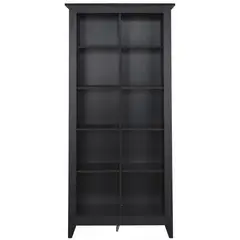 TUHOME - Librero Essential Plástico 5 Nivel(es) 87x180x41 cm Wengué