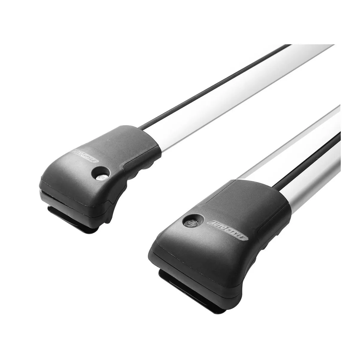 AUTOSTYLE - Barra sobre Barra Slim de Techo 105x8,5x12 cm Metal Negro