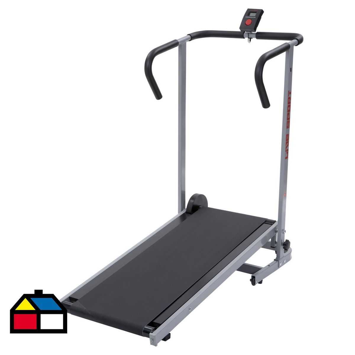 LIVE SPORT - Trotadora Mecánica GB-6580 Gris