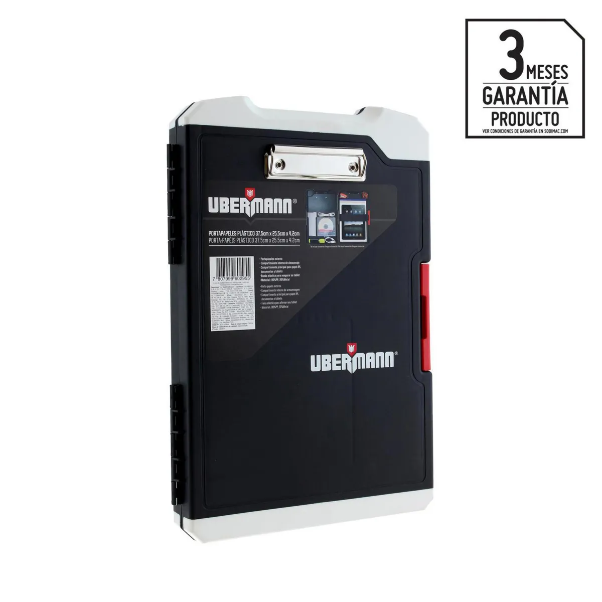 UBERMANN - Portapapeles 37.5x25.5x4.2cm
