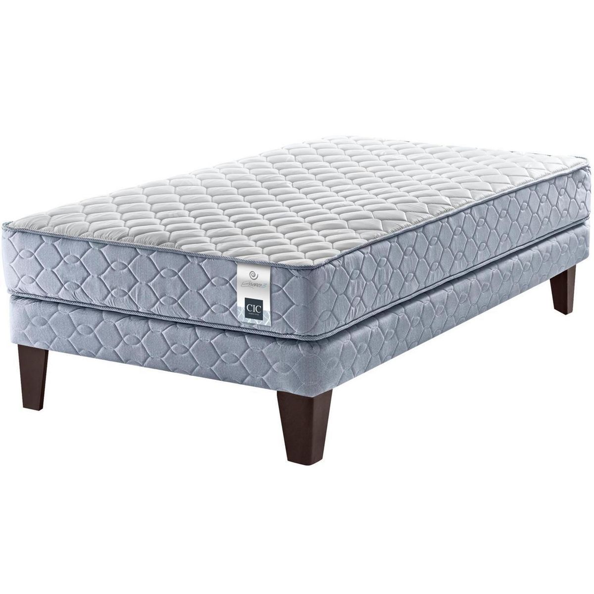 CIC - Cama 1 plaza Europea Essence 3 Blanco