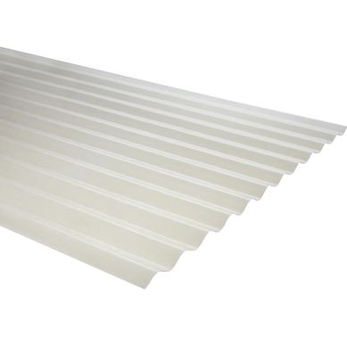 Plancha fibra de vidrio premium ondulada luz difusor 0.7mmx0.85mx2.5m