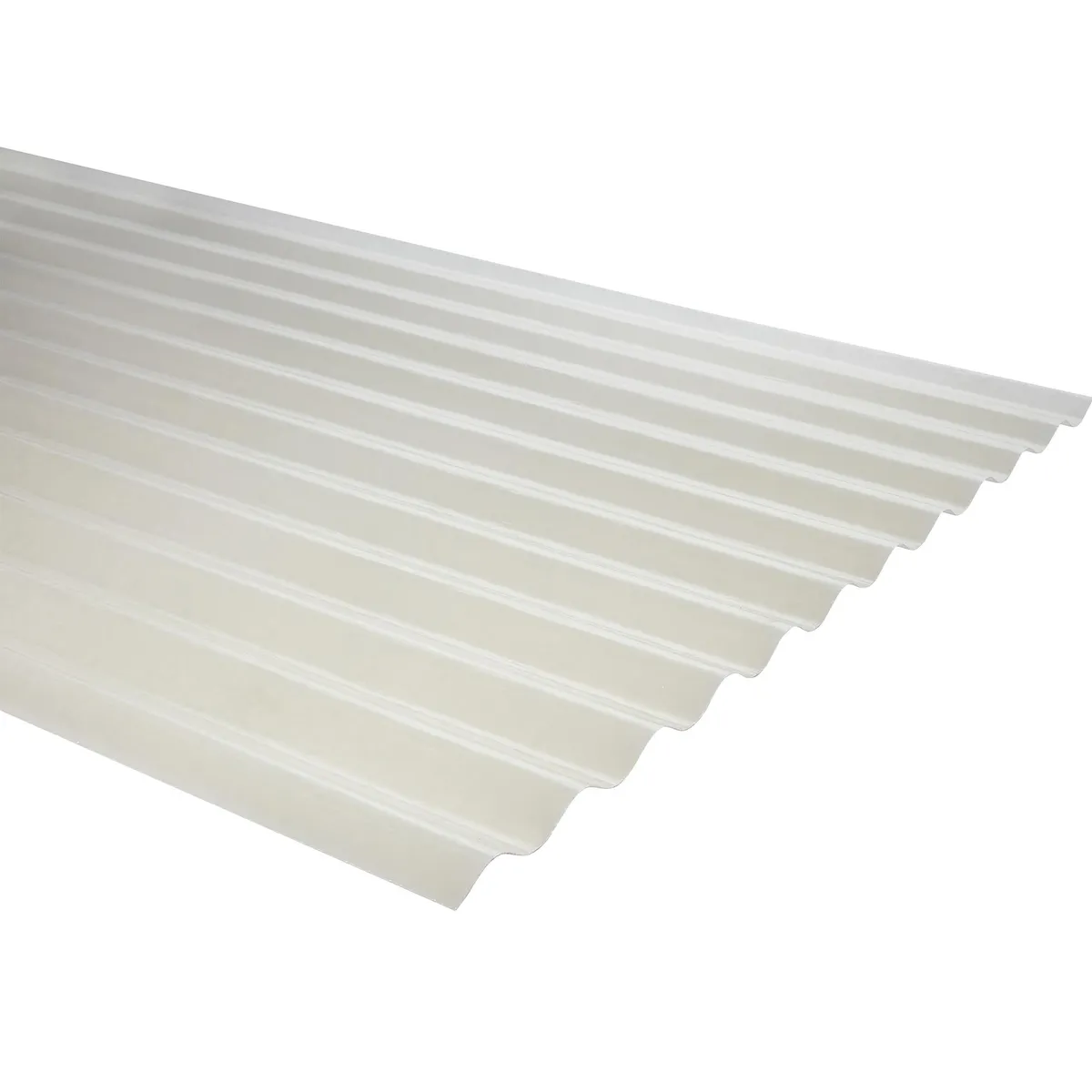 FEMOGLAS - Plancha Fibra de vidrio Ondulada 0.7 mm 85x250 cm Luz Difusora