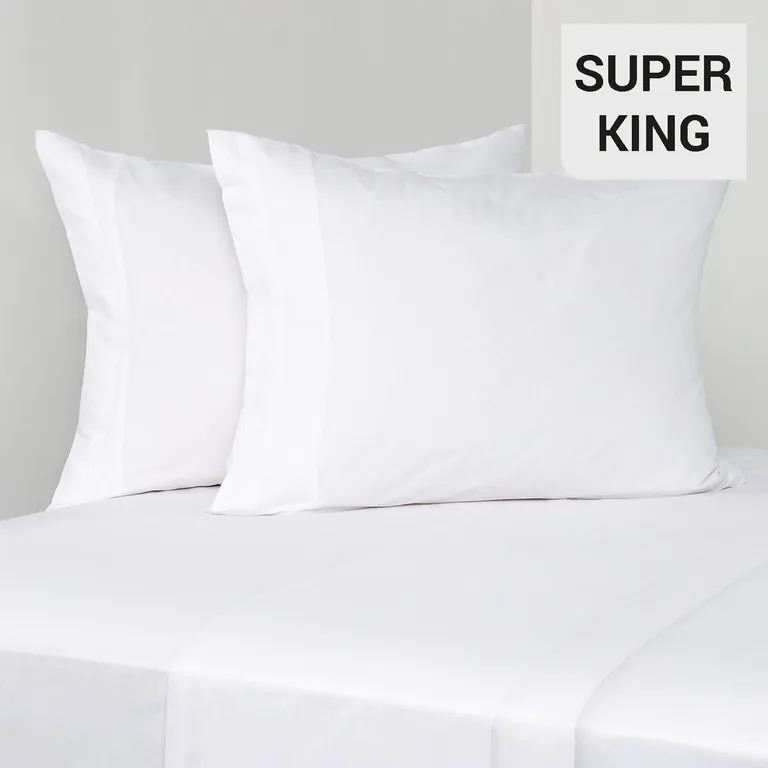 Sábana Super king 300 Hilos Blanco