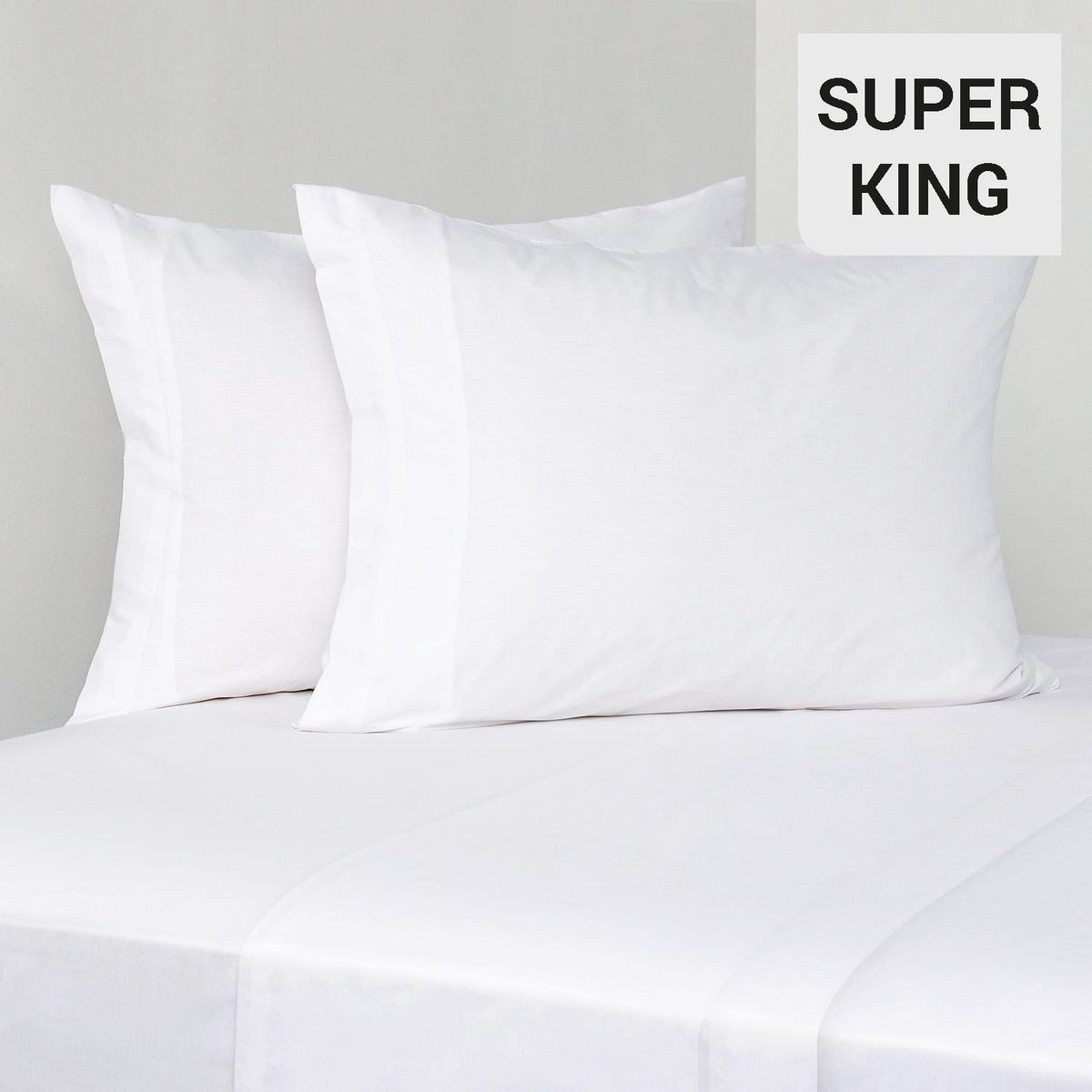 ROYAL SUPREME - Sábana Super king 300 Hilos Blanco
