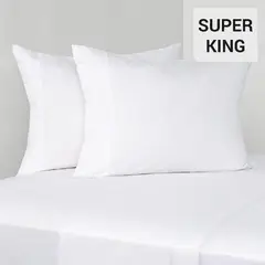 ROYAL SUPREME - Sábana 300 hilos blanca super king